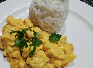 Una foto de Pollo al Curry