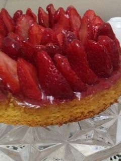 صورة لوصفة تارت بالفرولة صابلي بروتون tarte au fraise sablé berton 🍓