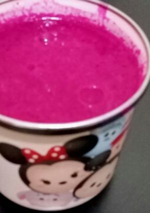 Foto resep Juice Dragon Fruit (Buah Naga) with Lemon
