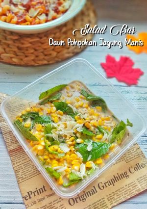 Foto resep Salad Bar (Daun Pohpohan Jagung Manis)