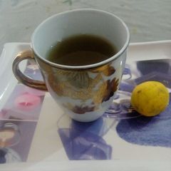 Lemon mint tea A picture of Lemon mint tea.