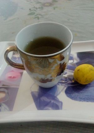 A picture of Lemon mint tea.