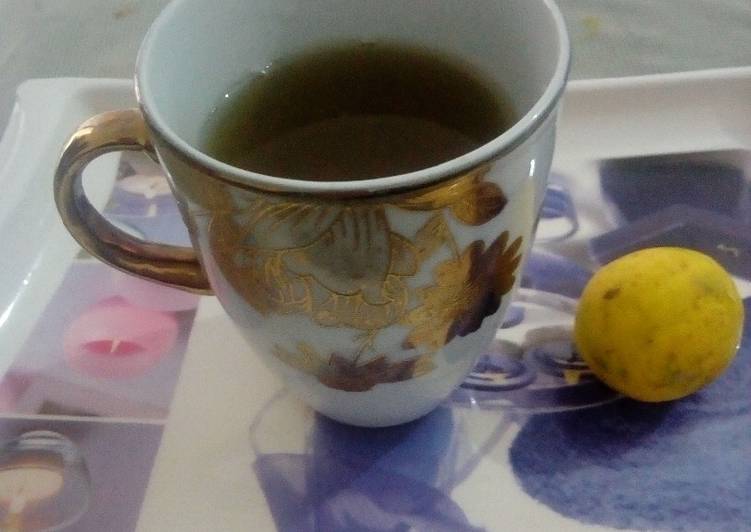 Simple Way to Prepare Homemade Lemon mint tea