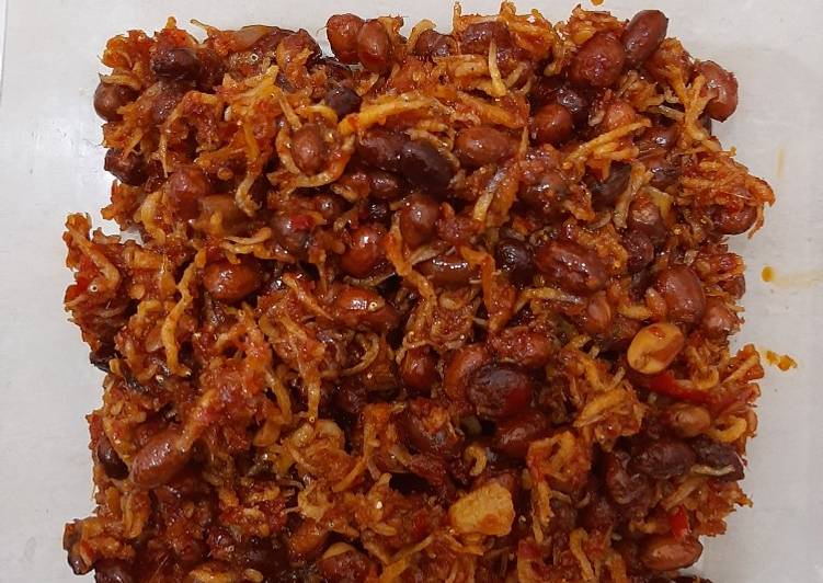 Resep Sambal kacang teri medan yang Bikin Ngiler