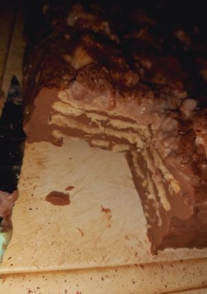Una foto de Postre fácil de galletas