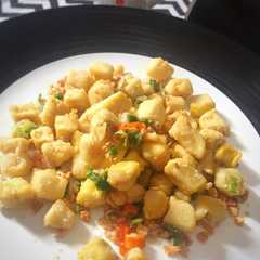 A picture of Tahu Cabe Garam.
