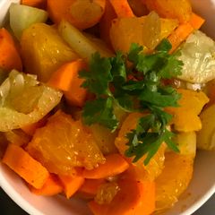 A picture of Orange Cucumber Salad.