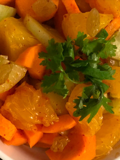 A picture of Orange Cucumber Salad.