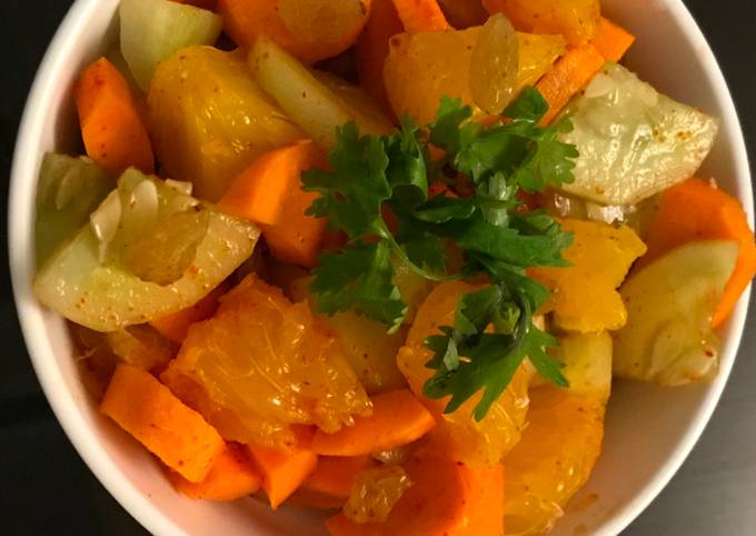 Simple Way to Prepare Super Quick Homemade Orange Cucumber Salad