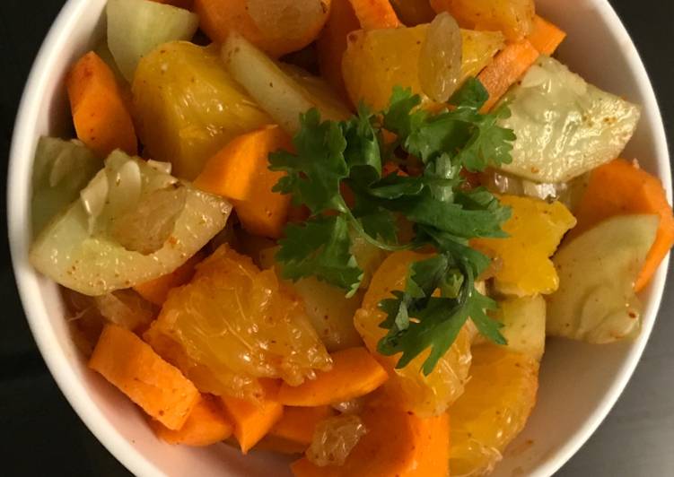 Recipe of Tasty Orange Cucumber Salad