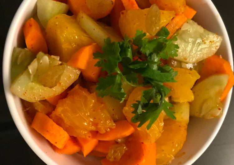 Recipe of Award-winning Orange Cucumber Salad