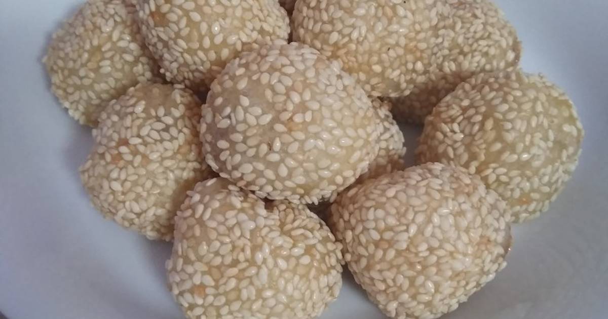Resep Onde Onde Isi Kacang Tanah Oleh Harlisa Dapur Pitom Cookpad