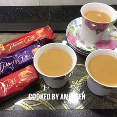 A picture of Caramel Masala Tea ☕️.