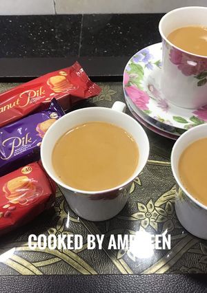 A picture of Caramel Masala Tea ☕️.