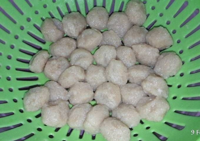 Resep Bakso Jamur Tiram Oleh Rami Cookpad