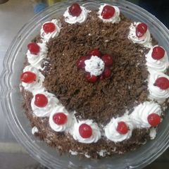 A picture of Black Forest Cake.