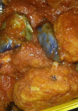 Foto resep Perkedel tahu + terung asam manis