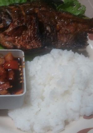 Foto resep Ikan bawal bakar manis