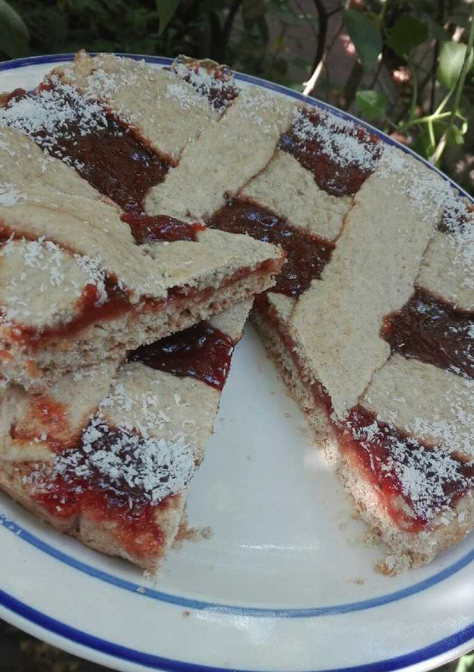 Una foto de Pastafrola sin manteca saludable y vegana! Súper fácil 😆
