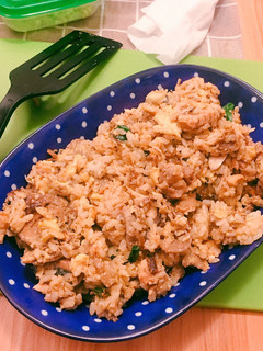 茄汁鯖魚豬肉蛋炒飯 的食譜成品照片