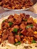 Braised Tofu with Sweet Bean Sauce