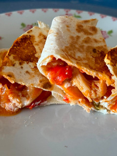Foto de Fajitas de Frango com Pimentos
