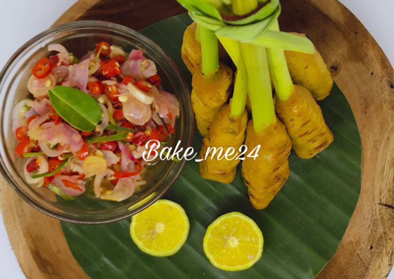 Sate LiLit ayam dan sambal matah bali Enak