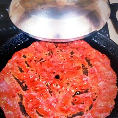 A picture of Multigrain Pink Thalipeeth/ Beetroot and Tomato Thalipeeth.