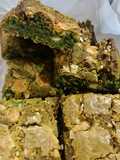 Matcha white choc soft & gooey brownies