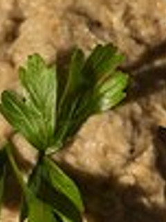 Una foto de Crema de berenjena ó Babaganuch
