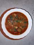 Keema and taro roots