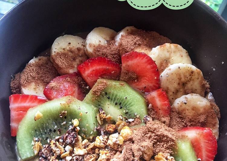 Resep Milo avocado smoothie bowl, Lezat