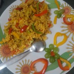 A picture of Capsicum rice.