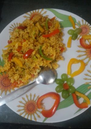 A picture of Capsicum rice.