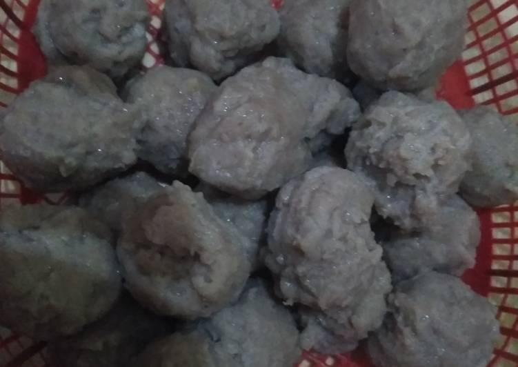 Bakso home made menggunakan blender