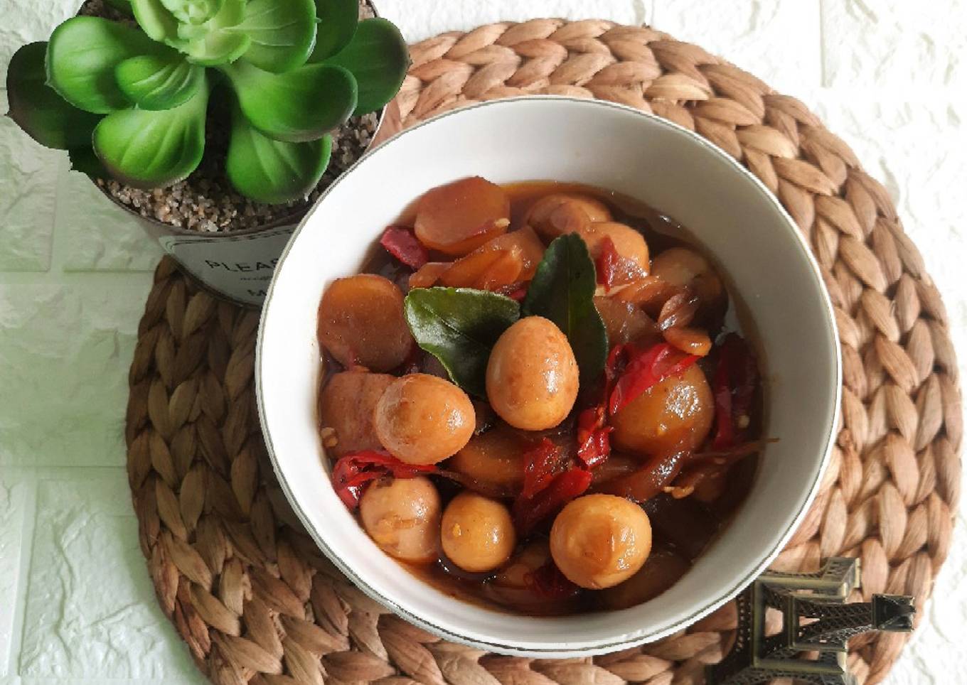 Kentang Telur Puyuh Bumbu Kecap