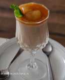Mousse de ciruela con su coulis