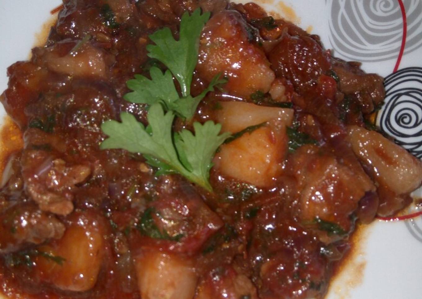 Hot n sweet pork