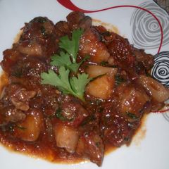 A picture of Hot n sweet pork.