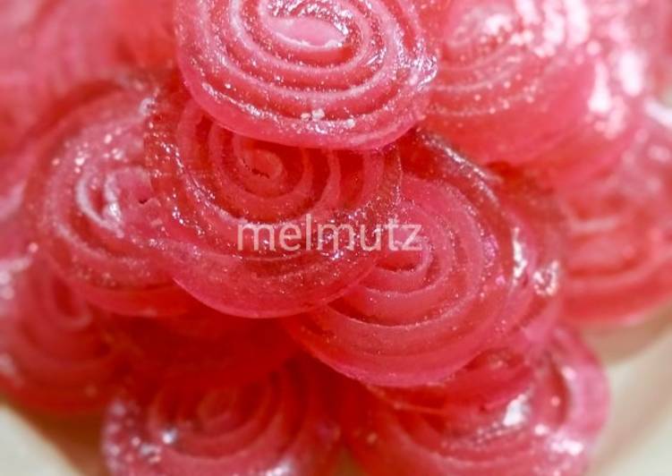 Resep 39. Jelly Gulung Homemade 3 Bahan | Bahan Membuat 39. Jelly Gulung Homemade 3 Bahan Yang Menggugah Selera