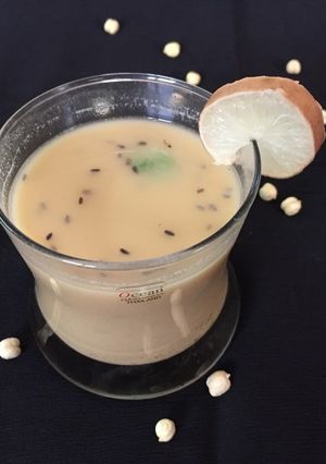 A picture of Sattu drink (chane ka sattu).