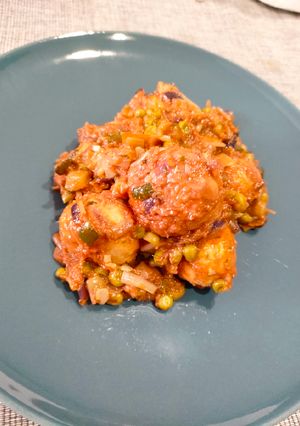 Foto principal de Albóndigas de pollo con verduritas