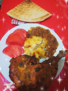 صورة لوصفة غراتان الشفلور بالجبن والدجاج المحمر 🍗🥦🧀 وصلصة حمراء رائعة