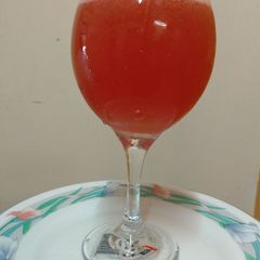 A picture of Watermelon and lemon smoothie.