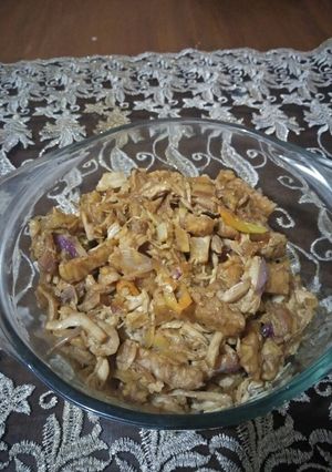 Foto resep Tempe orek + ayam suir