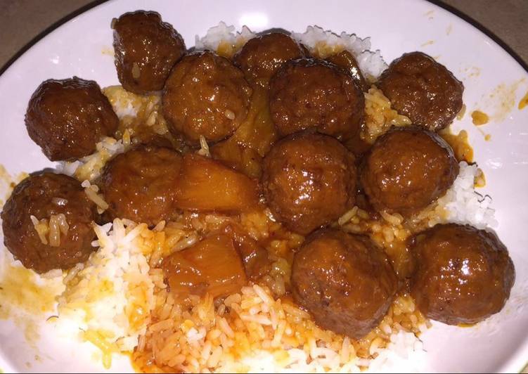 Recipe of Any-night-of-the-week Sweet &amp; Sour Crockpot Meatballs