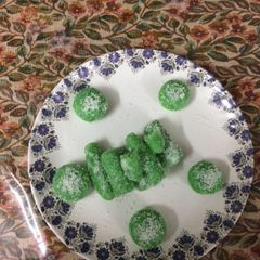 A picture of # Rice  flour sweet rolls and  balls.