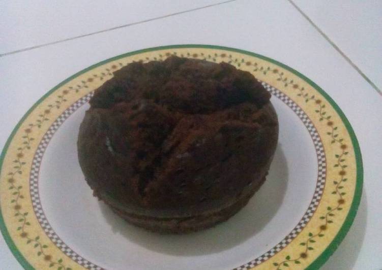 Resep Cake coklat merekah (no mixer, no oven) oleh Wahyu Tri Hapsari