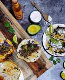 Slow Cooker Lamb Tacos with Mint Relish and Spicy Aioli