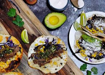 How to Cook Appetizing Slow Cooker Lamb Tacos with Mint Relish and Spicy Aioli